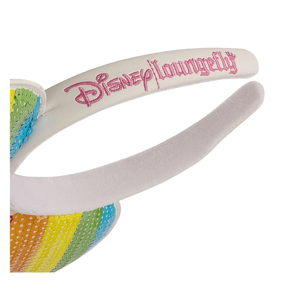 Loungefly DisneySequin Rainbow MiniBackpack, Wallet, and Ears - Picture 13 of 15
